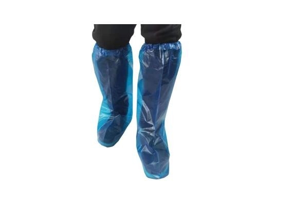 Disposable Plastic Long Shoe Covers PE Waterproof Rain Boots Cover Making Machine