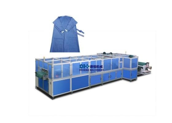 China New Version Isolation Gowns Disposable Making Machine Protective Medical Clothing Cutting Machine supplier