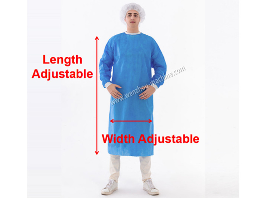 Automatic Disposable Non Woven Surgical Apron Protective Clothing Making Machine
