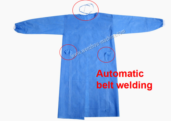 Automatic Disposable Non Woven Surgical Apron Protective Clothing Making Machine