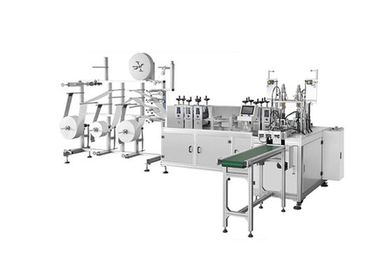 China Fully Automatic Outside Earloop Face Mask Production Line(1+1) supplier