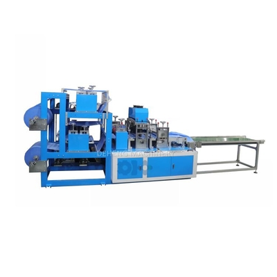 China Automatic Medical Disposable SMS/PP Nonwoven Boot Shoe Cover Making Machine supplier
